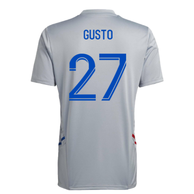 2022-2023 Olympique Lyon Training Jersey (Halo Silver) (Gusto 27)-Football Jersey Hub