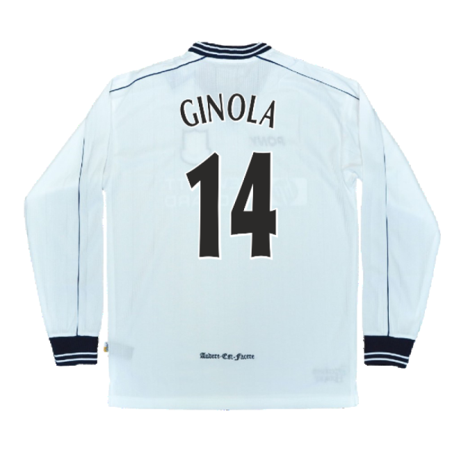 1997-1999 Tottenham Home LS Pony Retro Shirt (Ginola 14)-Football Jersey Hub