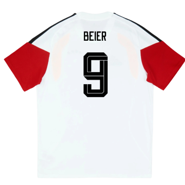 2026-2027 Germany Training Tee (White) - Kids (Beier 9)-Football Jersey Hub