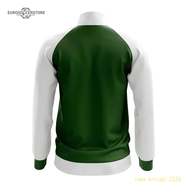 Pakistan Concept Football Track Jacket (Green) - Kids-Football Jersey Hub