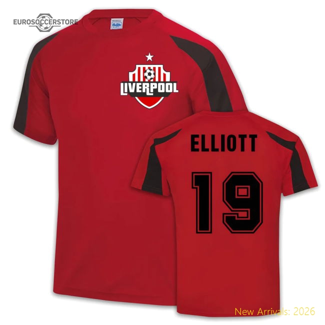 Liverpool Sports Training Jersey (Harvey Elliot 19)-Football Jersey Hub