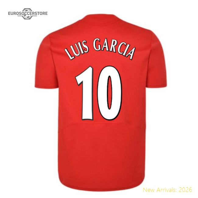 Liverpool FC 2005 Champions League Final Shirt (Luis Garcia 10)-Football Jersey Hub