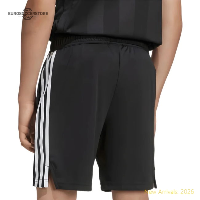 2025-2026 Liverpool Third Goalkeeper Shorts (Black) - Kids-Football Jersey Hub