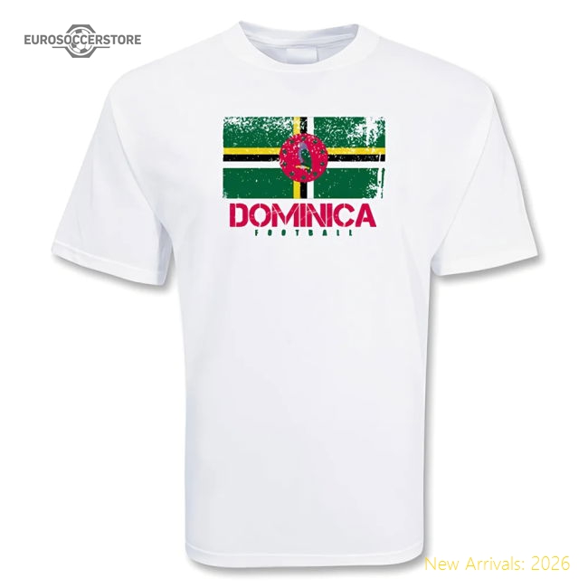 Dominica Football T-shirt-Football Jersey Hub