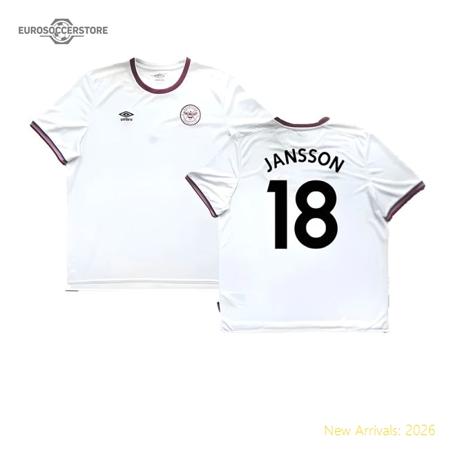 Brentford 2021-22 Third Shirt ((Excellent) 3XL) (JANSSON 18)-Football Jersey Hub