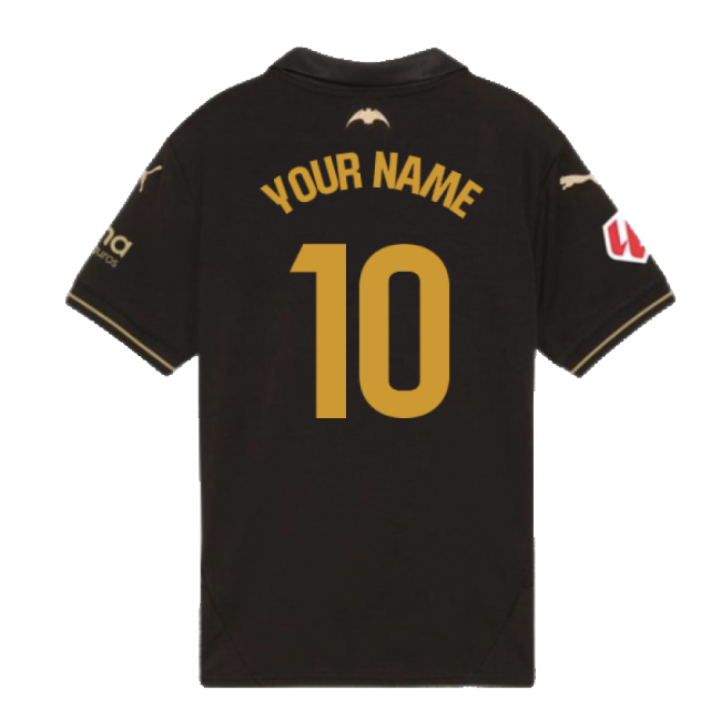 2024-2025 Valencia Away Shirt (Kids) (Your Name)-Football Jersey Hub