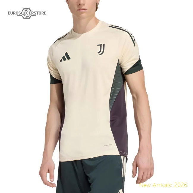 2025-2026 Juventus EU Training Jersey (Ecru Tint)-Football Jersey Hub