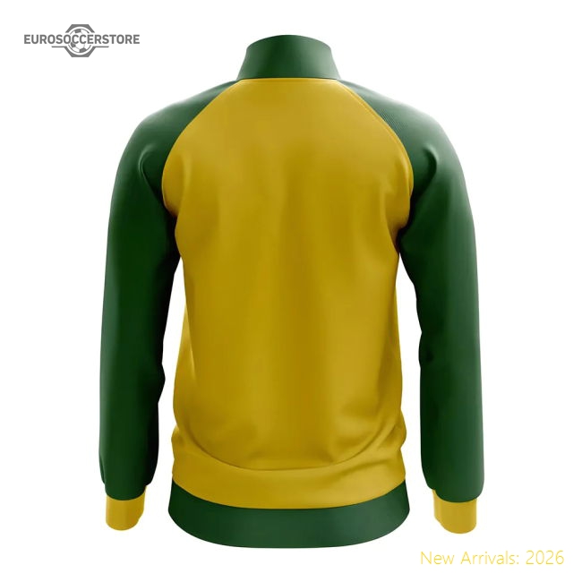 Dominica Concept Football Track Jacket (Yellow) - Kids-Football Jersey Hub