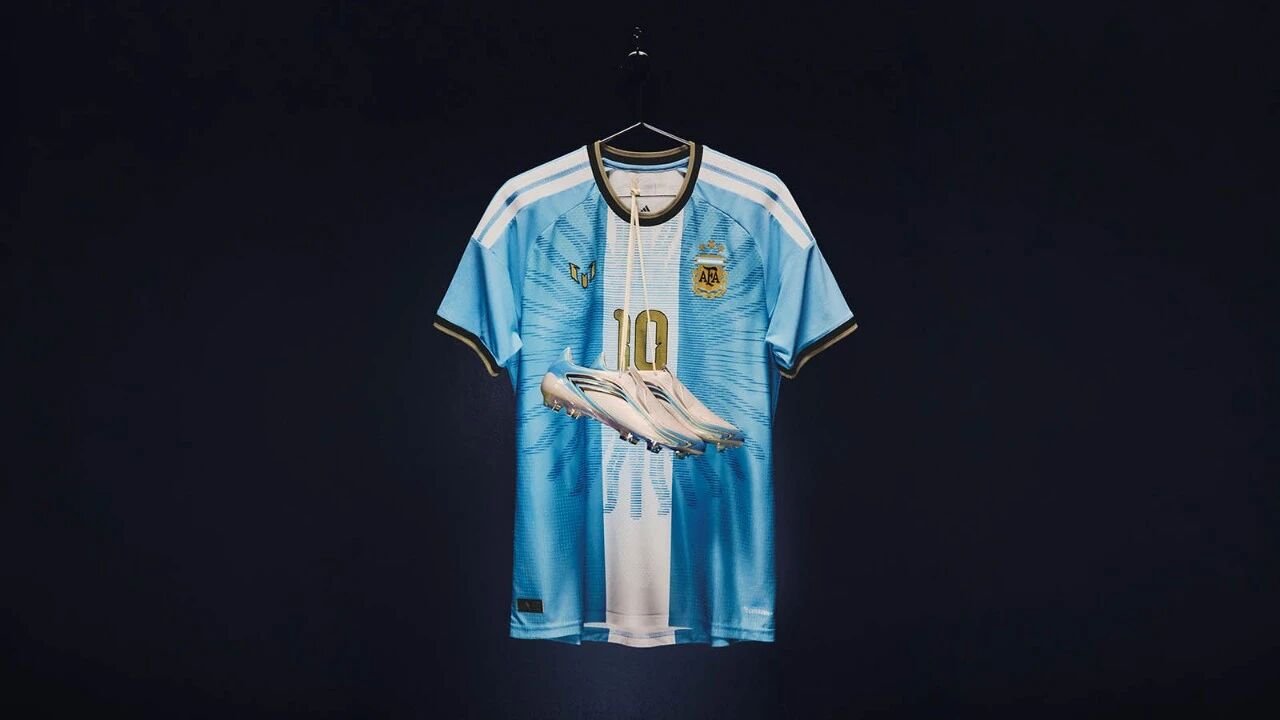 The match shirt, on the hanger
