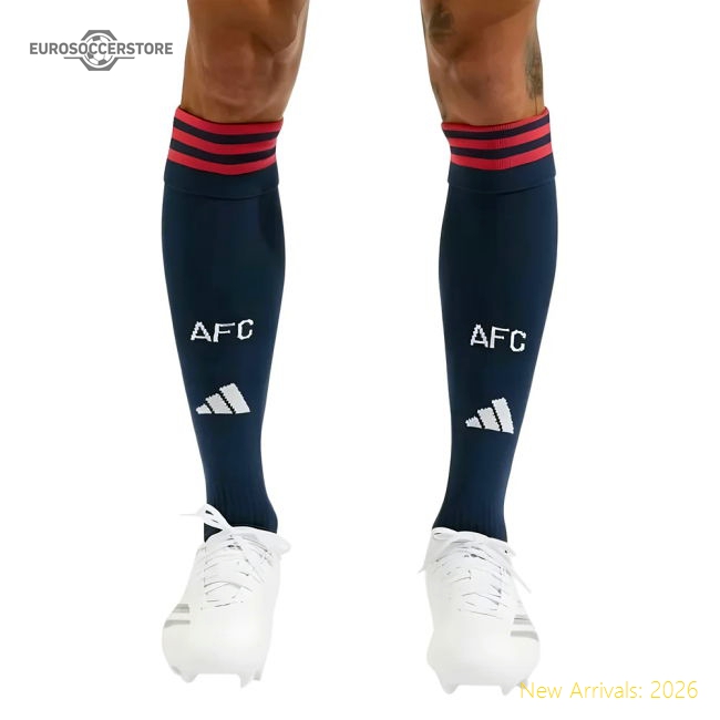 2025-2026 Arsenal Away Socks (Night Indigo)-Football Jersey Hub