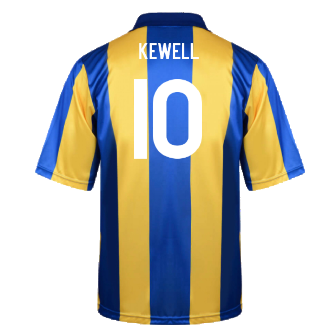 Leeds United 1993-1994 Away Shirt (XL) (Very Good) (KEWELL 10)-Football Jersey Hub