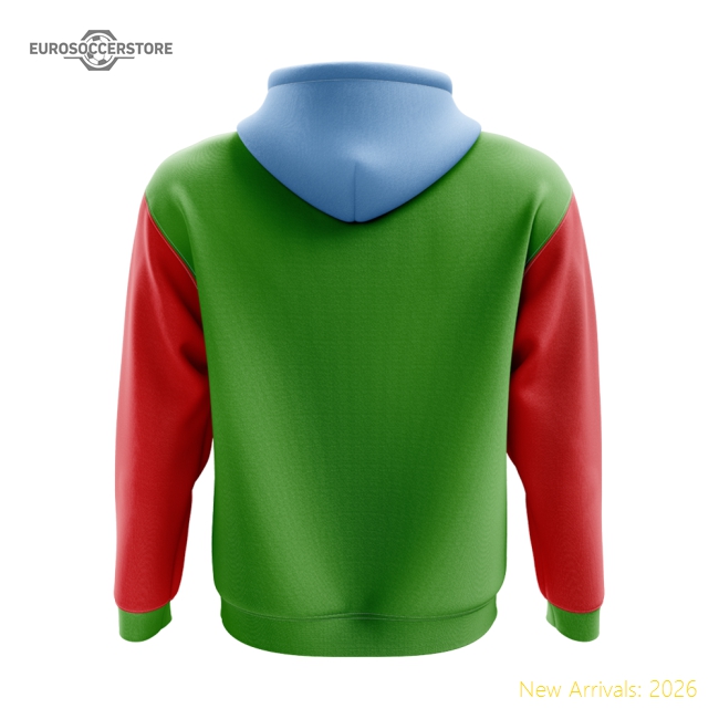 Djibouti Concept Country Football Hoody (Green)-Football Jersey Hub