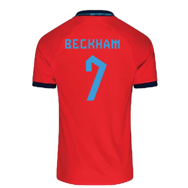 2022-2023 England Away Shirt (Kids) (Beckham 7)-Football Jersey Hub