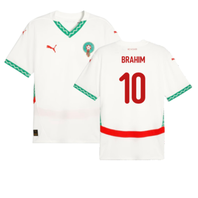 2024-2025 Morocco Away Shirt (Brahim 10)-Football Jersey Hub