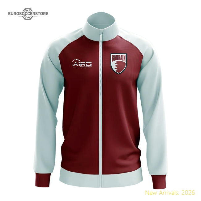 Bahrain Concept Football Track Jacket (Red) - Kids-Football Jersey Hub