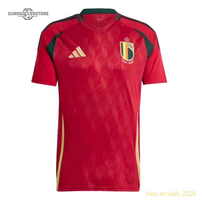 2024-2025 Belgium Home Shirt-Football Jersey Hub