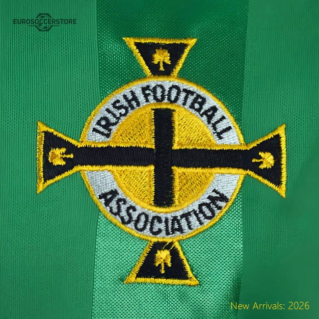 Northern Ireland 1984 Polyester Retro Football Shirt-Football Jersey Hub