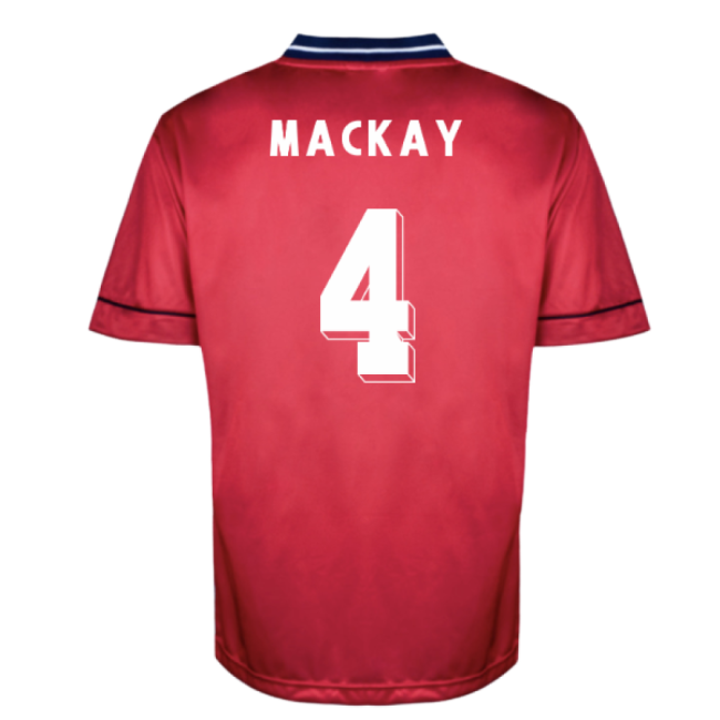 Norwich City 1996 Away Retro Shirt (Mackay 4)-Football Jersey Hub