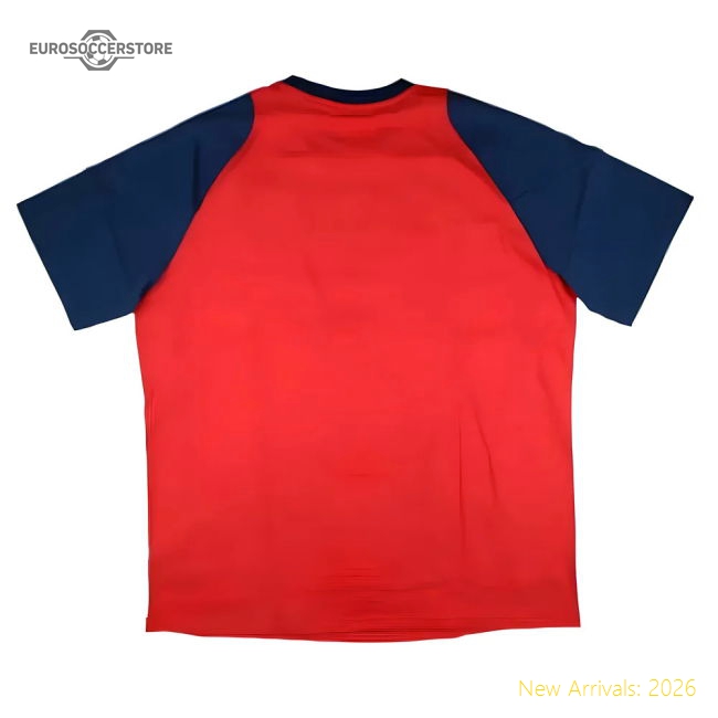 2024-2025 Spain Training Tee (Red)-Football Jersey Hub