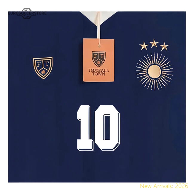 Argentina Sol Away Vintage Away Football Shirt-Football Jersey Hub