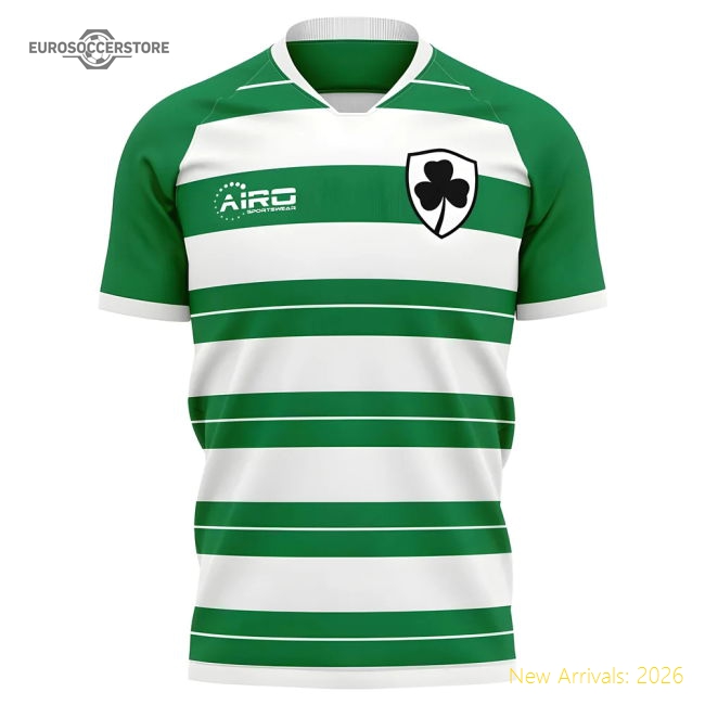 2025-2026 Shamrock Rovers Home Concept Football Shirt - Womens-Football Jersey Hub