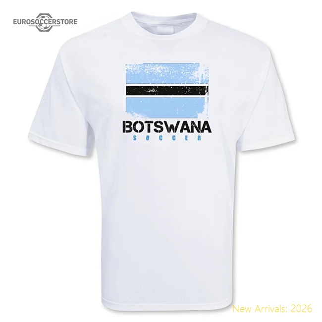 Botswana Soccer T-shirt-Football Jersey Hub