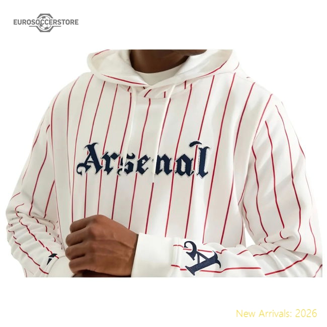 2025-2026 Arsenal AOP US Hoody (White)-Football Jersey Hub