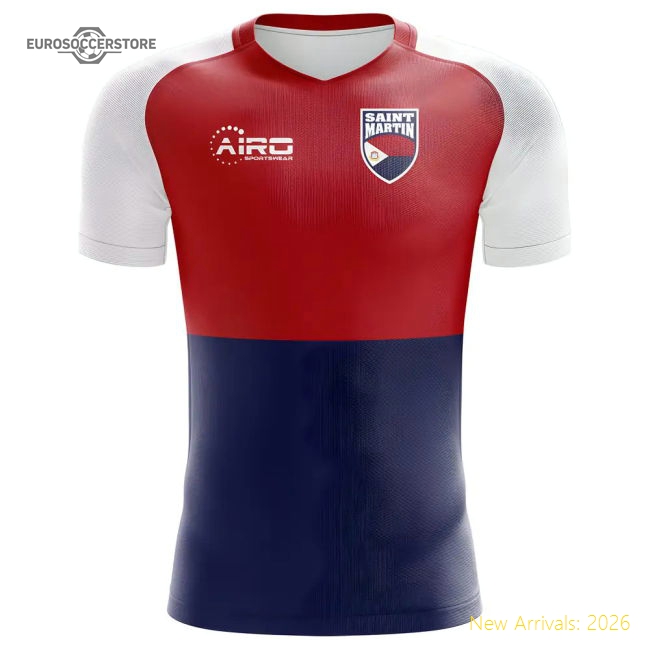 2025-2026 Saint Martin Home Concept Football Shirt - Womens-Football Jersey Hub