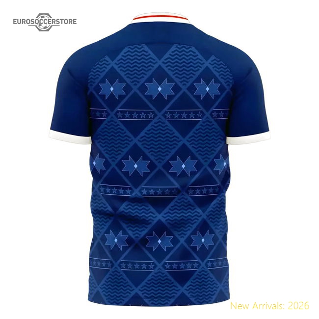 Cape Verde 2021-2022 Home Concept Kit (Fans Culture)-Football Jersey Hub