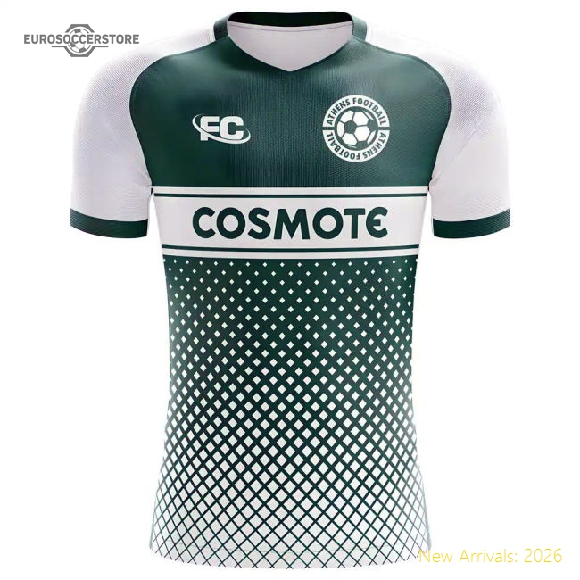 2018-2019 Panathinaikos Fans Culture Home Concept Shirt - Baby-Football Jersey Hub