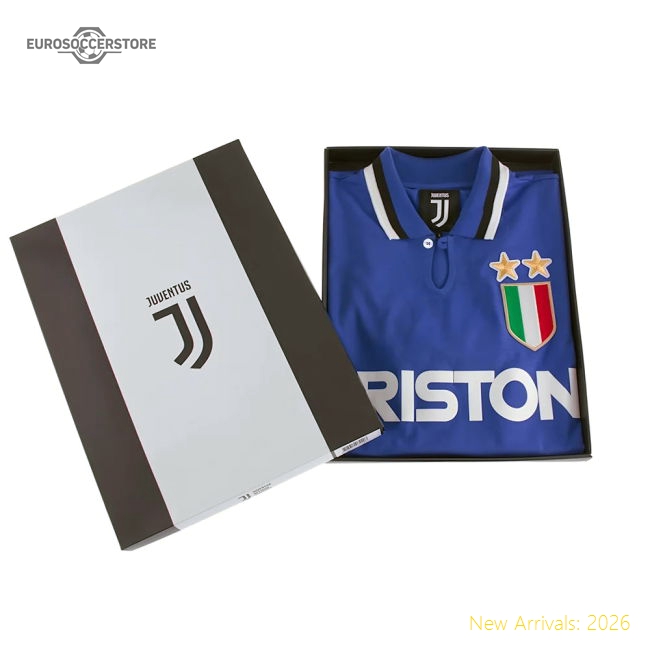 Juventus FC 1983 Away Retro Football Shirt-Football Jersey Hub