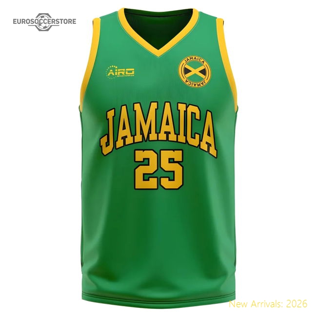 Jamaica Home Concept Basketball Shirt-Football Jersey Hub