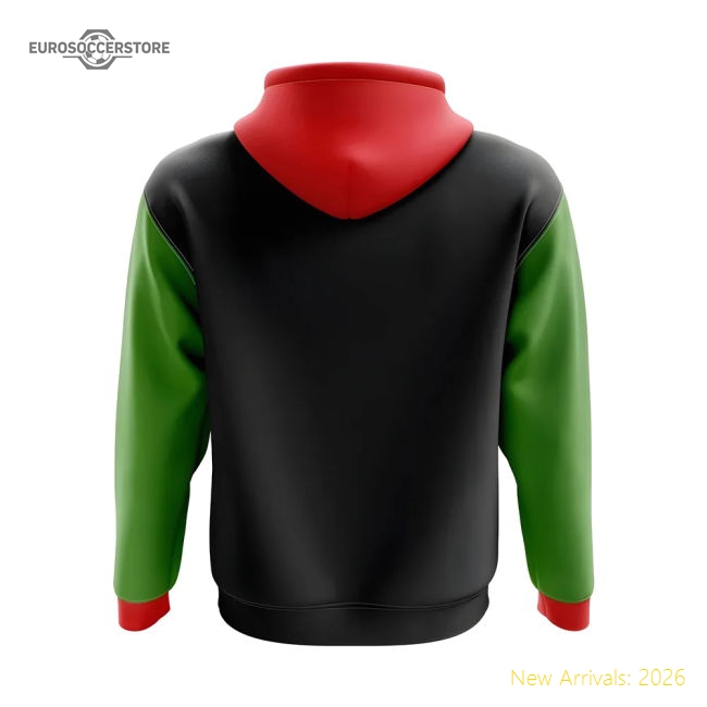 Somaliland Concept Country Football Hoody (Black)-Football Jersey Hub