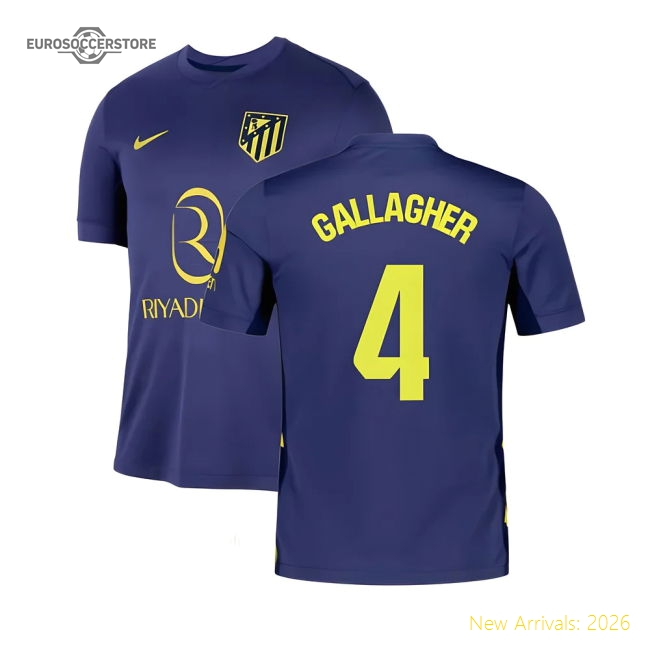 2025-2026 Atletico Madrid Away Shirt (Gallagher 4)-Football Jersey Hub