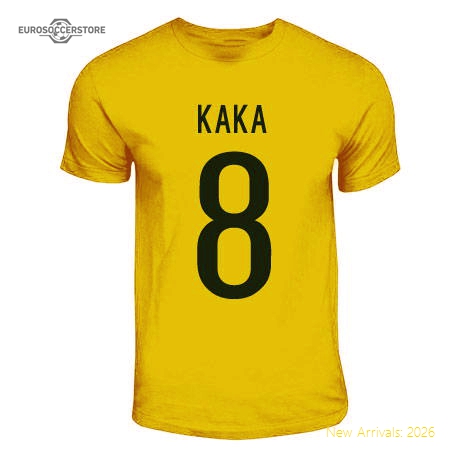 Kaka Brazil Hero T-shirt (yellow)-Football Jersey Hub