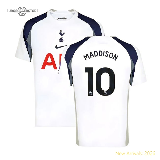2025-2026 Tottenham Hotspur Home Shirt (Maddison 10)-Football Jersey Hub