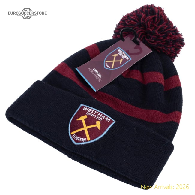 West Ham United FC Breakaway Ski Hat-Football Jersey Hub