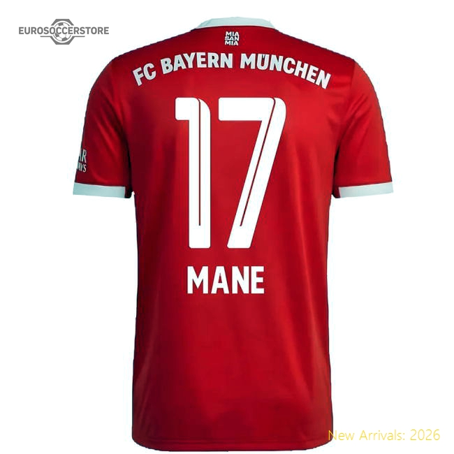 2022-2023 Bayern Munich Home Shirt (Kids) (MANE 17)-Football Jersey Hub