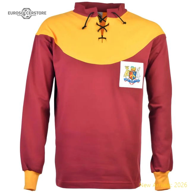 Bradford City 1909-1915 Retro Football Shirt-Football Jersey Hub