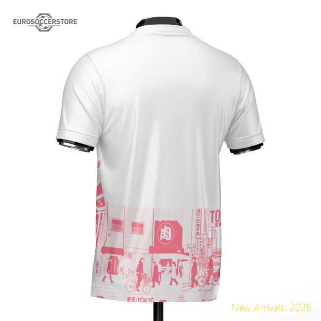 Japan Tokyo Heritage Football Jersey Red (Wolvate) Adult Short Sleeve-Football Jersey Hub