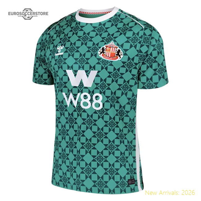 2025-2026 Sunderland Home Goalkeeper Shirt (Green) (Your Name)-Football Jersey Hub