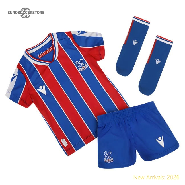 2025-2026 Crystal Palace Home Infant Kit (1-6 years) (Yeremy 10)-Football Jersey Hub