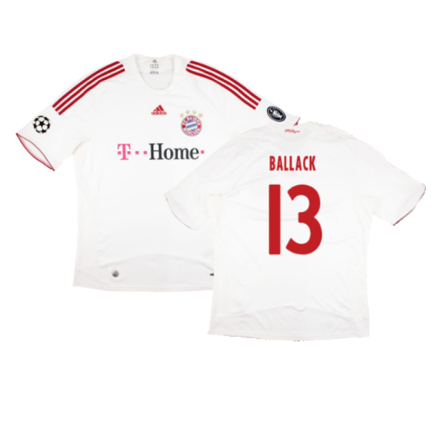 Bayern Munich 2008-09 Third Shirt ((Very Good) XXL) (Ballack 13)-Football Jersey Hub