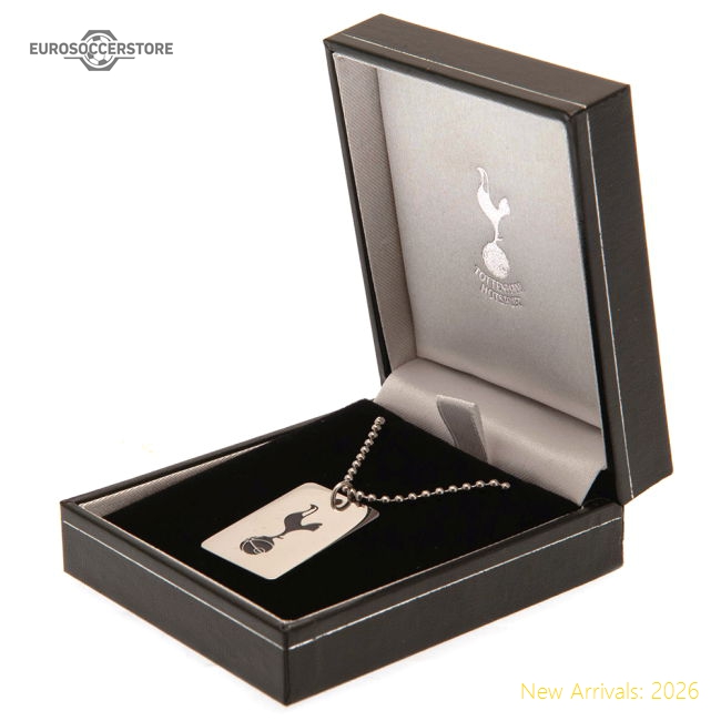 Tottenham Hotspur FC Enamel Crest Dog Tag & Chain-Football Jersey Hub