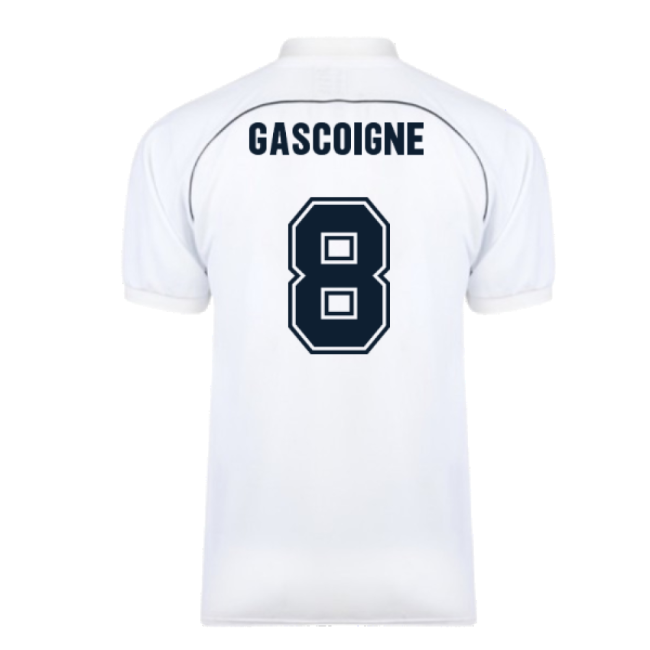 Tottenham 1986 Retro Home Shirt (GASCOIGNE 8)-Football Jersey Hub