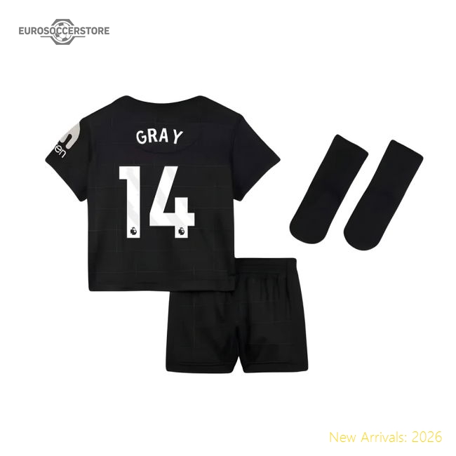 2025-2026 Tottenham Away Baby Kit (Gray 14)-Football Jersey Hub