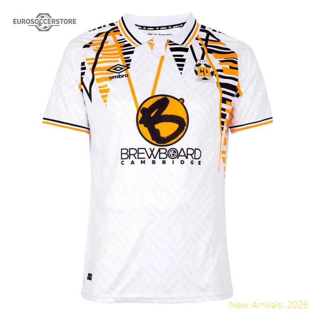 2023-2024 Cambridge United Away Shirt-Football Jersey Hub