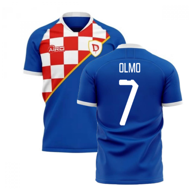 2025-2026 Dinamo Zagreb Home Concept Football Shirt (Olmo 7)-Football Jersey Hub