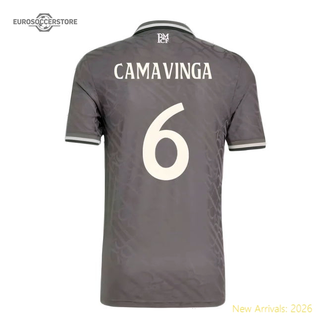 2024-2025 Real Madrid Third Shirt (Camavinga 6)-Football Jersey Hub