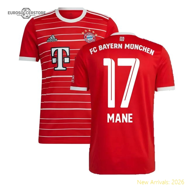 2022-2023 Bayern Munich Home Shirt (Kids) (MANE 17)-Football Jersey Hub